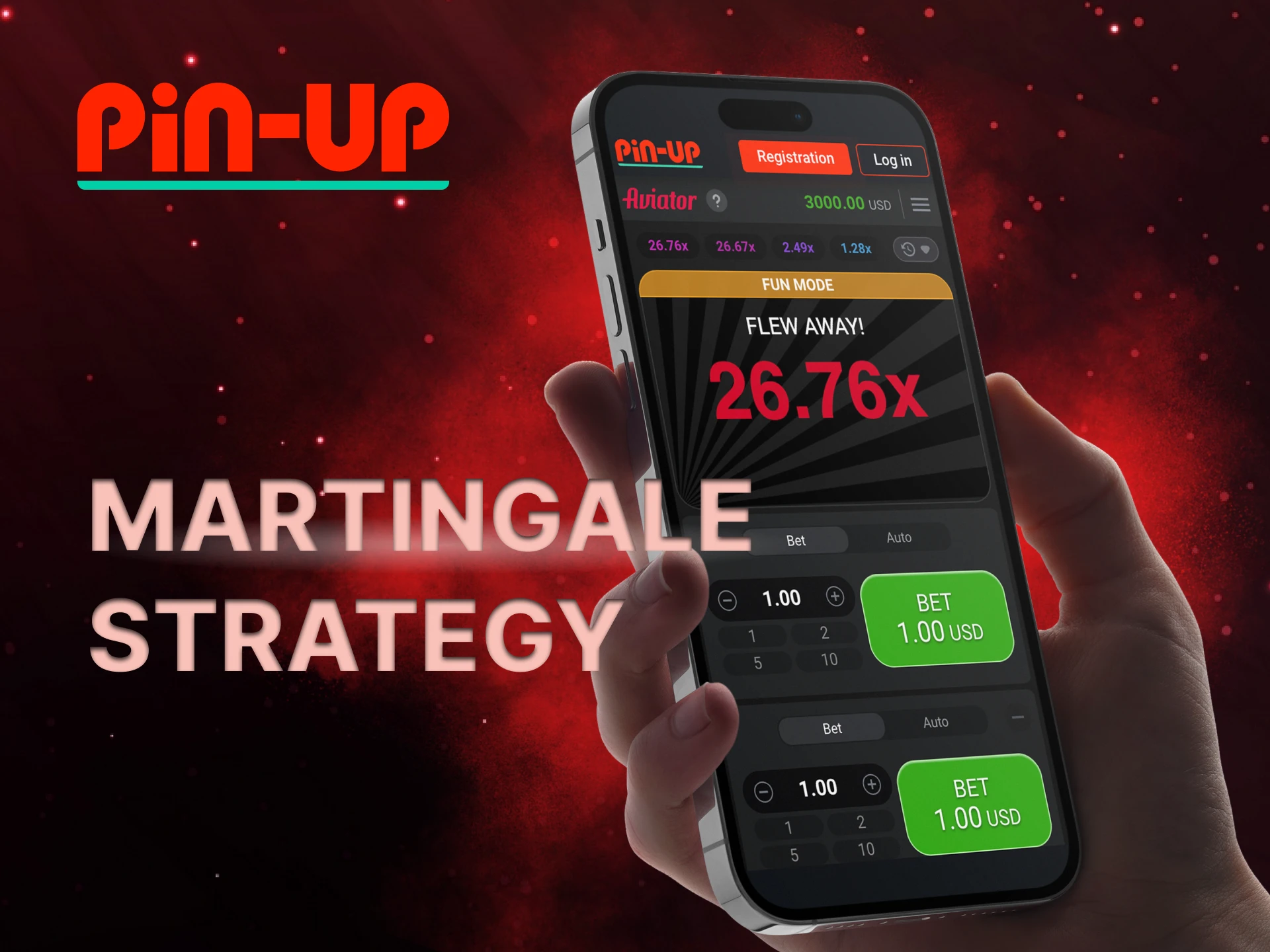 What is Martingale Strategy for the Aviator game at Pin Up casino.