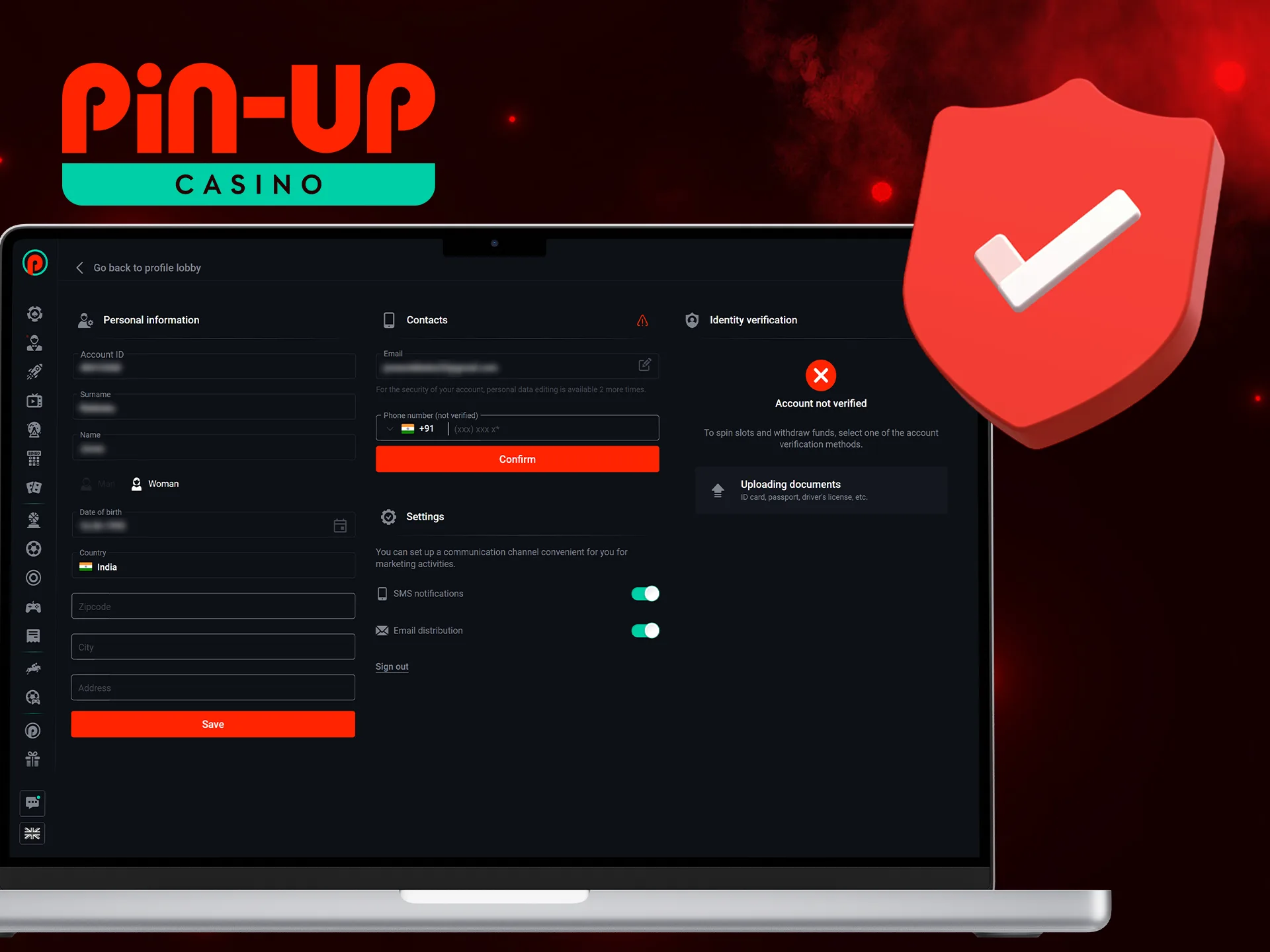 What is account verification and how to complete it at Pin Up Casino.