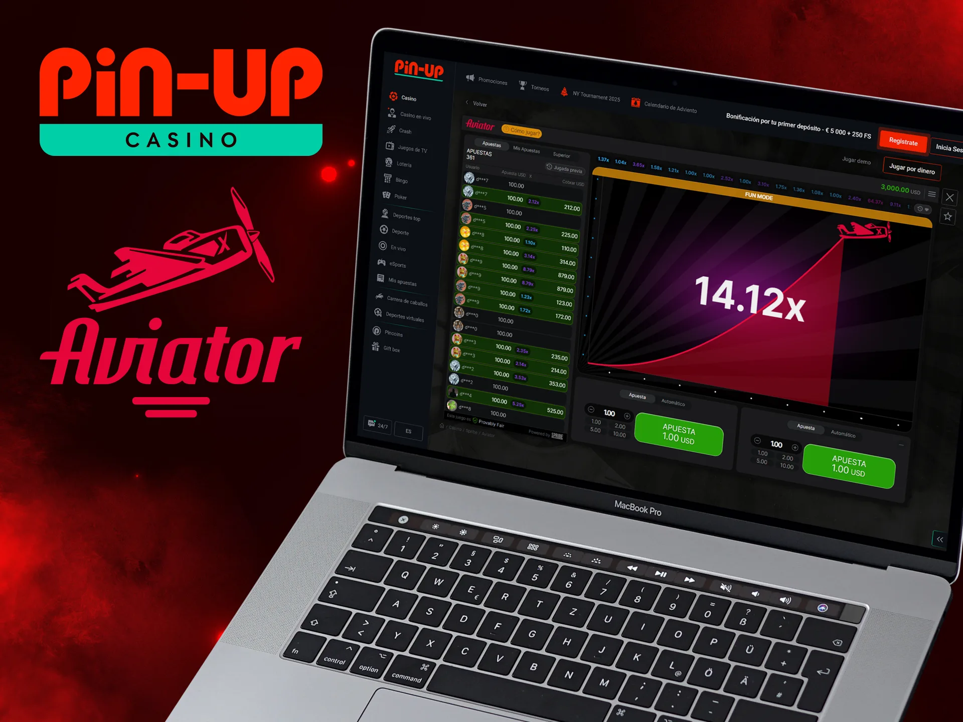Haz un viaje a través del juego Aviator con Pin Up.