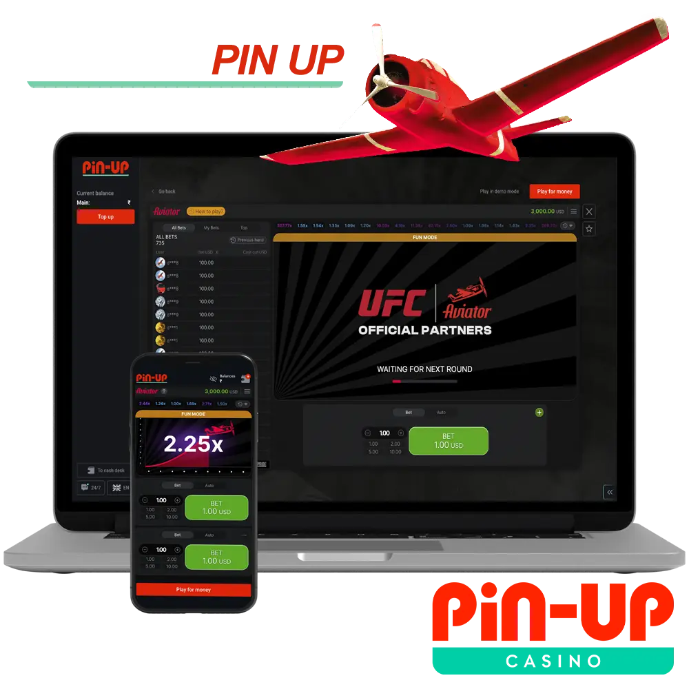 Find out the main details of the Aviator game from Pin Up Casino.