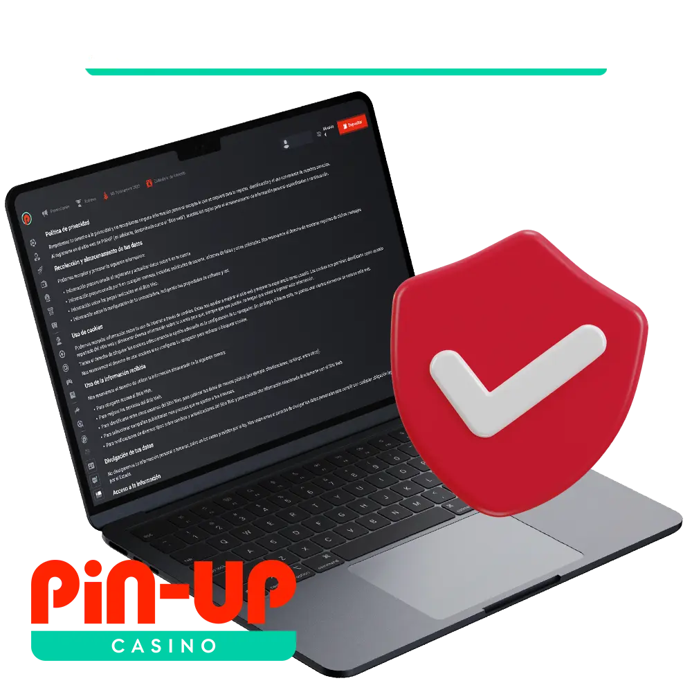 Cuál es la política de privacidad del sitio del casino Pin Up.