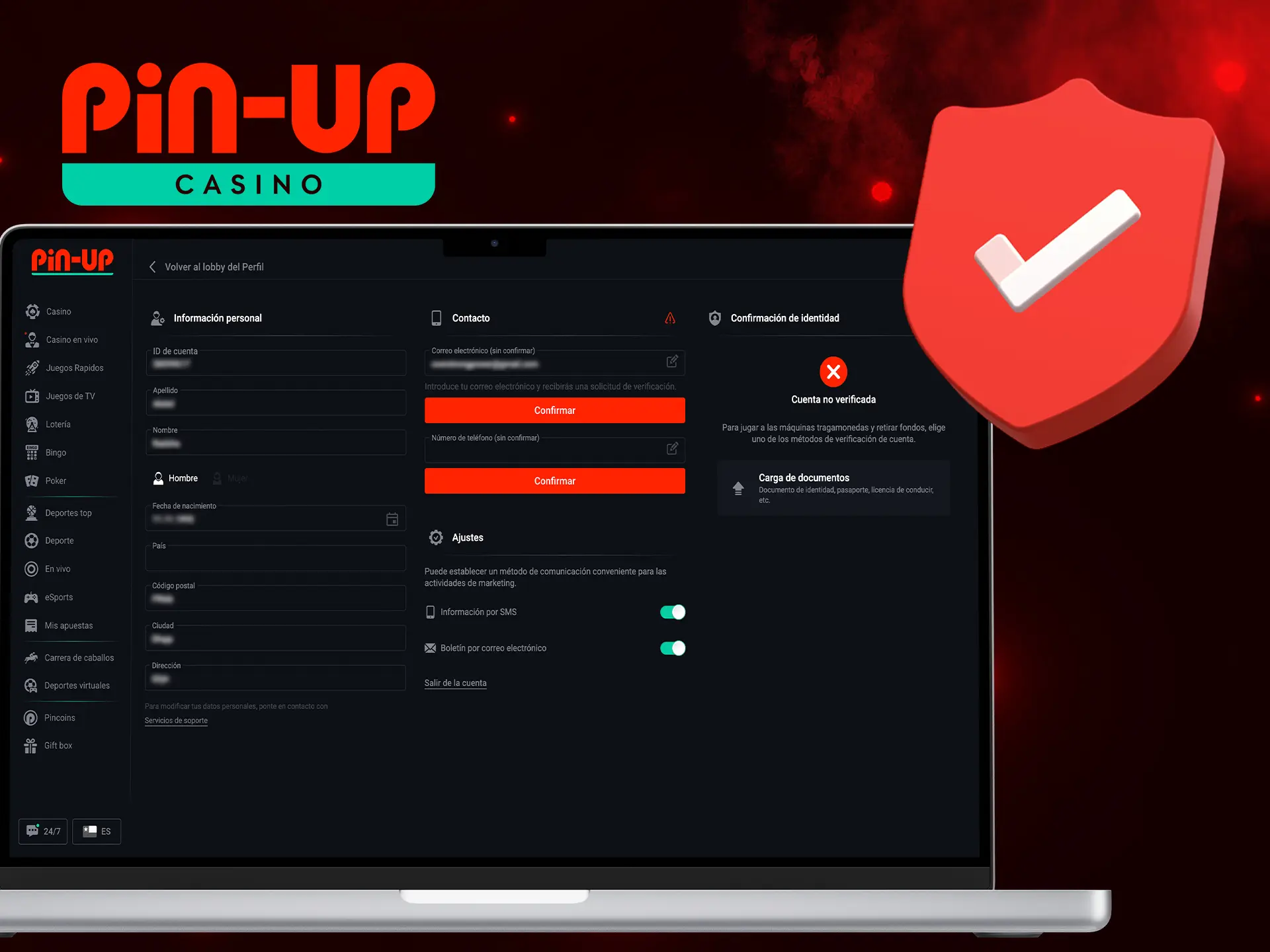 Qué es la verificación de cuenta y cómo completarla en Pin Up Casino.