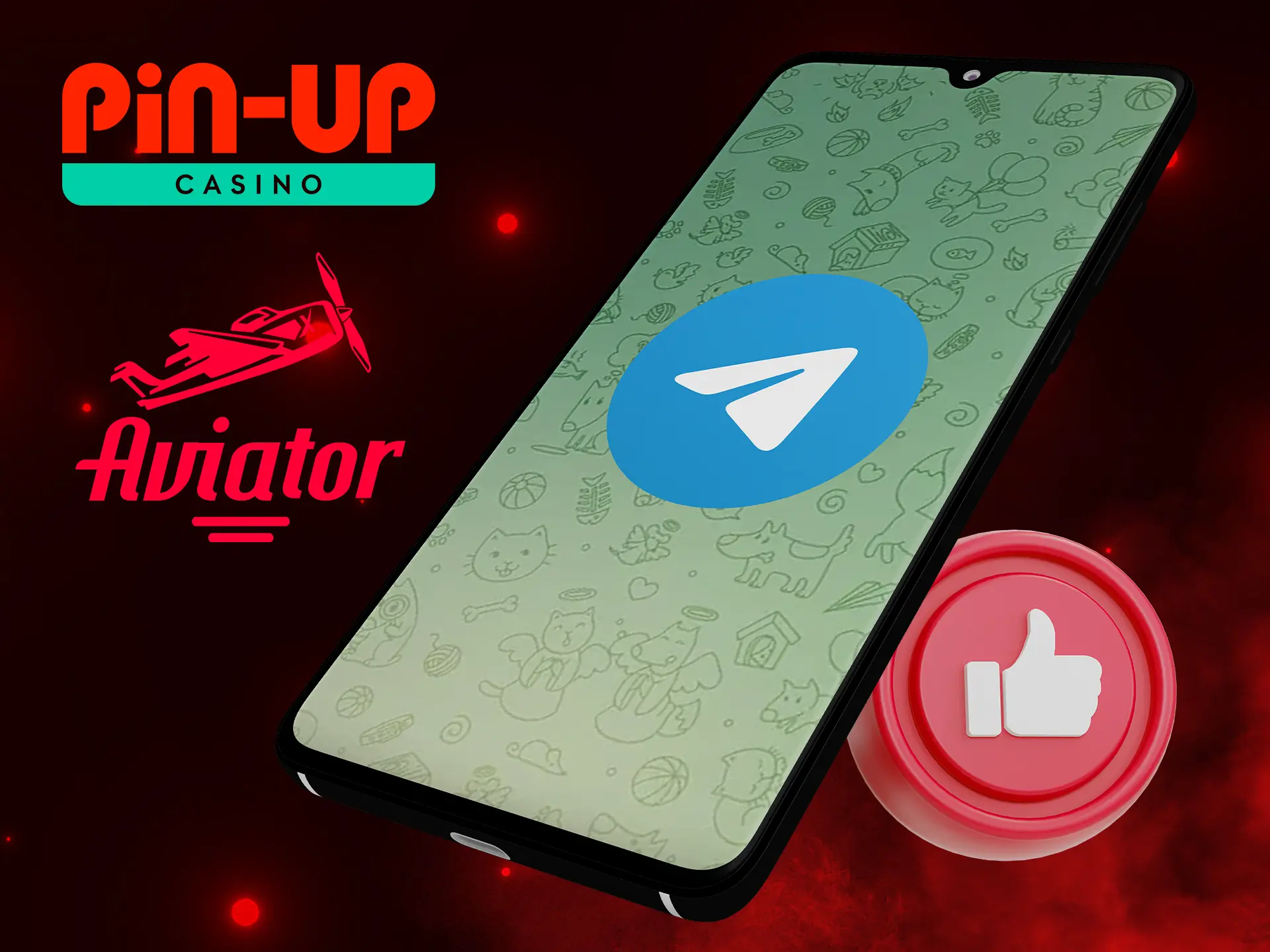 Consigue señales para Aviator usando canales de telegram y gana mucho dinero en Pin-Up.